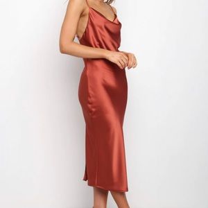 New with tags, Petal & Pup dress in the color “Rust”